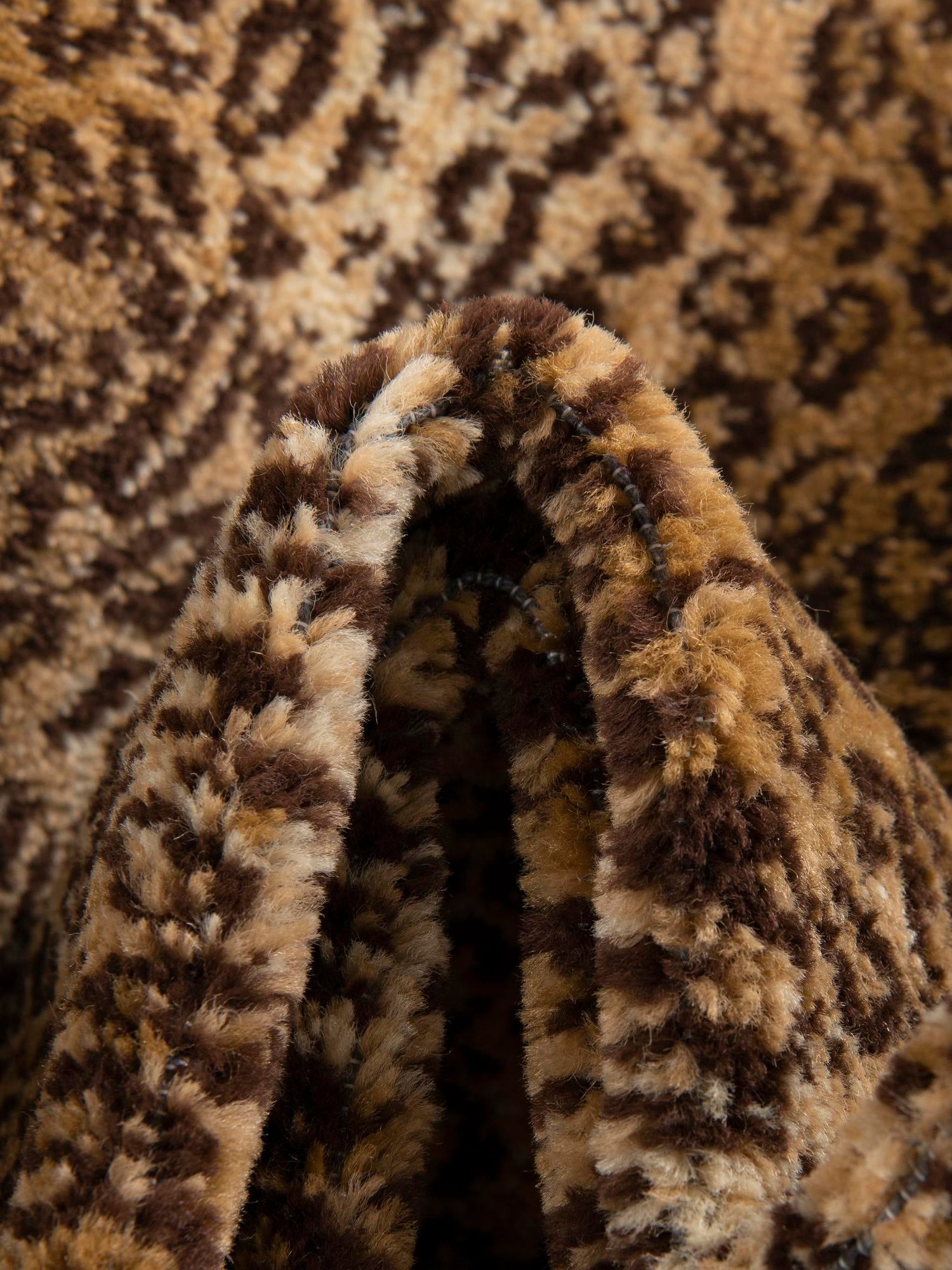 Brown 2' x 3' 1 Wildlife Rectangle Area Rug Animal Print Safari Jungle Inspired Carpet for Unique Modern Interior Design for Sale at Rug Engine
