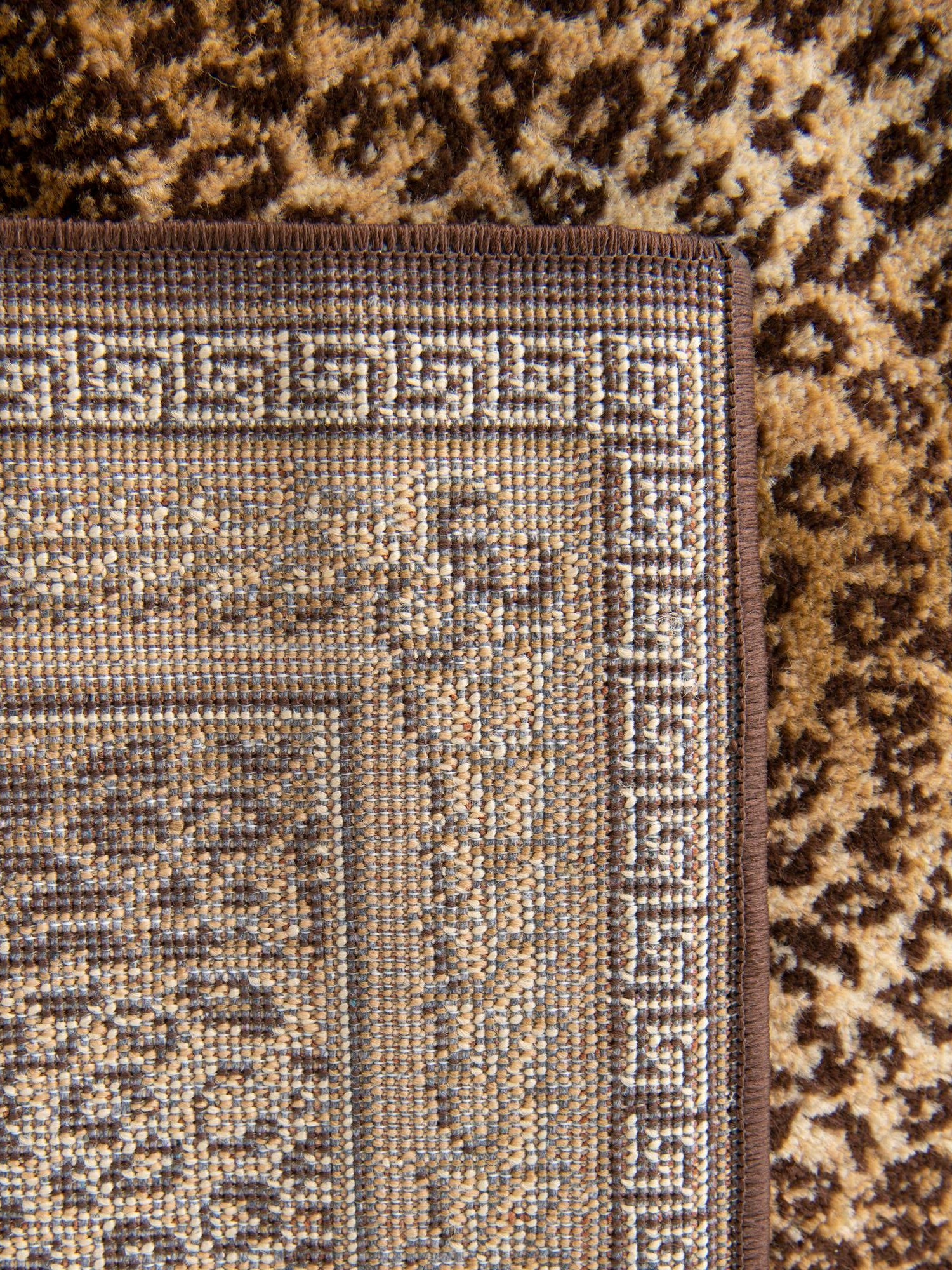 Brown 3' 1 x 5' 3 Wildlife Rectangle Area Rug Animal Print Safari Jungle Inspired Carpet for Unique Modern Interior Design for Sale at Rug Engine