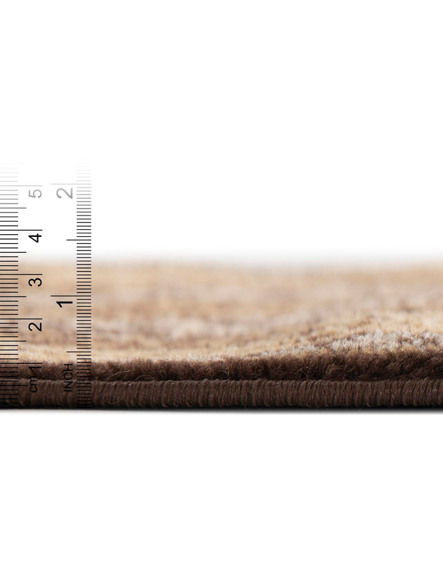 Brown 2' x 6' 1 Wildlife Runner Area Rug Animal Print Safari Jungle Inspired Carpet for Unique Modern Interior Design for Sale at Rug Engine