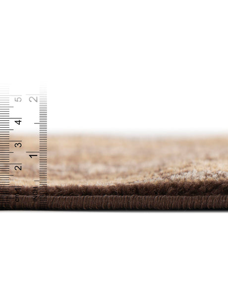 Brown 2' x 4' 1 Wildlife Runner Area Rug Animal Print Safari Jungle Inspired Carpet for Unique Modern Interior Design for Sale at Rug Engine