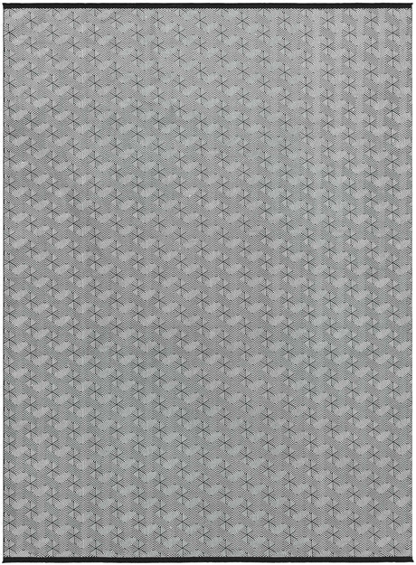 Black and White 9' x 12' Milano Rectangle Area Rug 100% Polyester with Cotton Backing Modern Contemporary Carpet for Home Decor Interior Design for Sale at Rug Engine