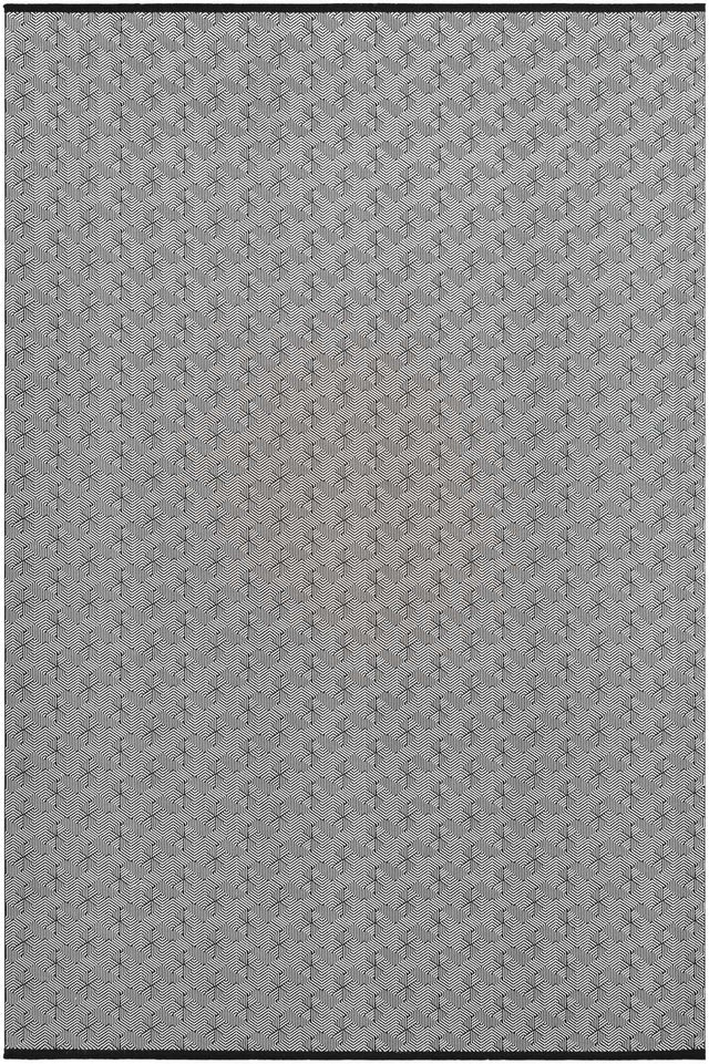 Black and White 10' x 14' 1 Milano Rectangle Area Rug 100% Polyester with Cotton Backing Modern Contemporary Carpet for Home Decor Interior Design for Sale at Rug Engine