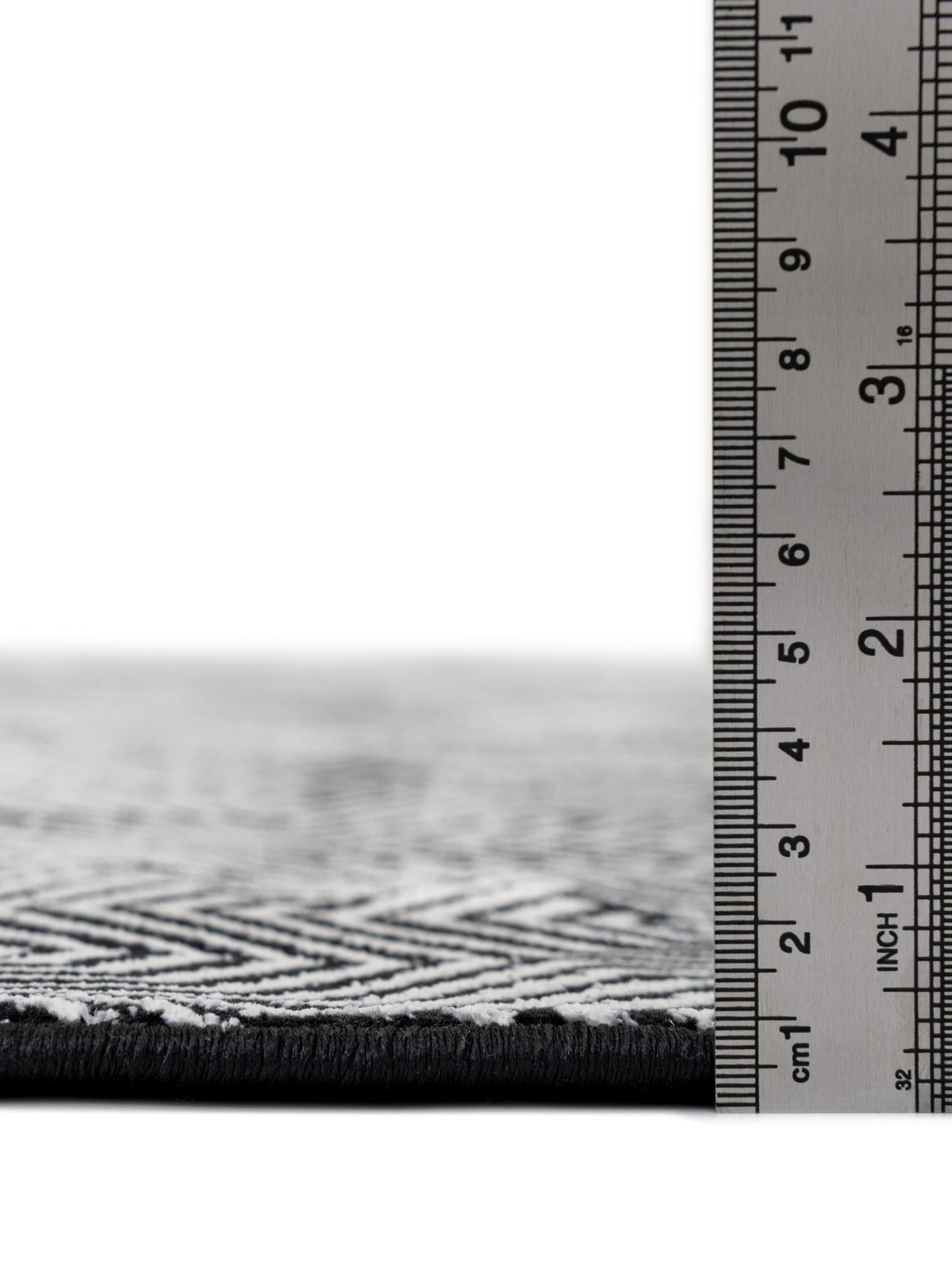 Black and White 10' x 10' Milano Square Area Rug 100% Polyester with Cotton Backing Modern Contemporary Carpet for Home Decor Interior Design for Sale at Rug Engine