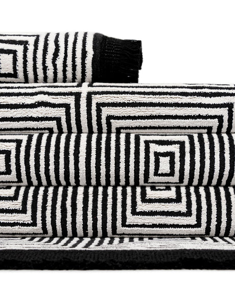 Black and White 2' x 3' 1 Milano Rectangle Area Rug 100% Polyester with Cotton Backing Modern Contemporary Carpet for Home Decor Interior Design for Sale at Rug Engine