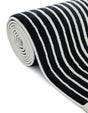 Black and White 9' x 12' Milano Rectangle Area Rug 100% Polyester with Cotton Backing Modern Contemporary Carpet for Home Decor Interior Design for Sale at Rug Engine