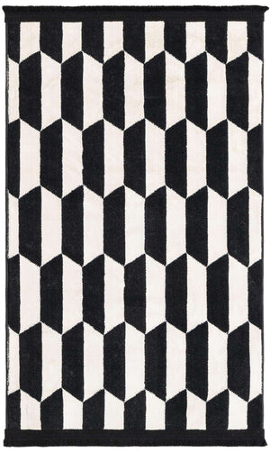 Black and White 2' x 3' 1 Milano Rectangle Area Rug 100% Polyester with Cotton Backing Modern Contemporary Carpet for Home Decor Interior Design for Sale at Rug Engine
