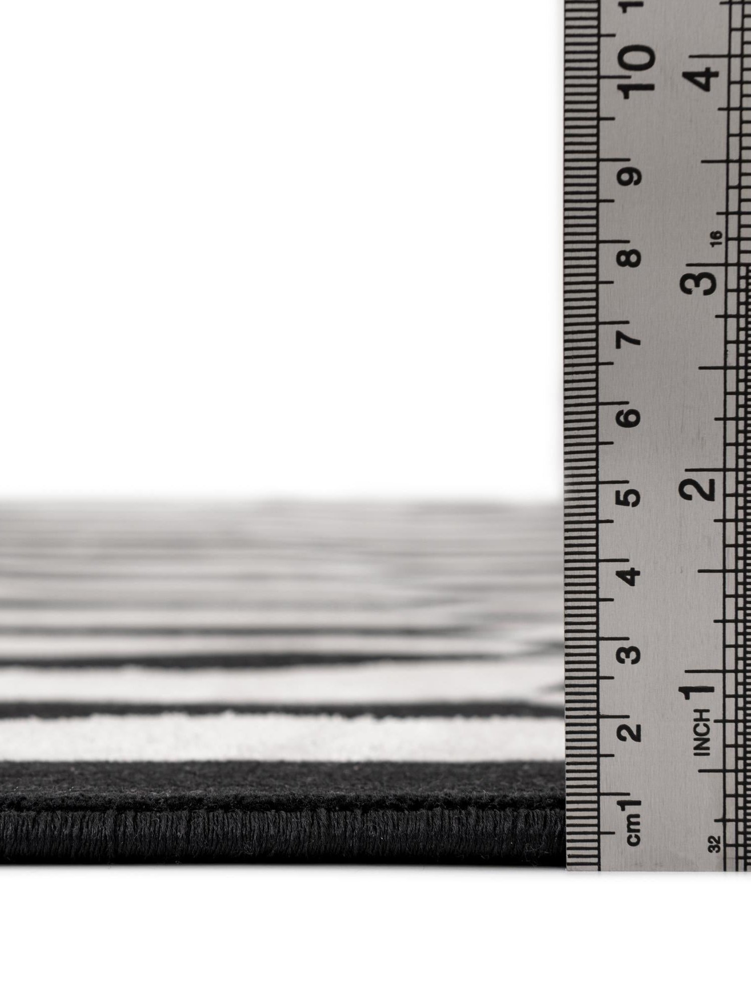 Black and White 10' x 14' 1 Milano Rectangle Area Rug 100% Polyester with Cotton Backing Modern Contemporary Carpet for Home Decor Interior Design for Sale at Rug Engine