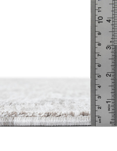 Gray Brown 7' 1 x 10' Gabbeh Rectangle Area Rug 100% Polyester (Space-Dyed Yarn) Stylish Contemporary Carpet for Home Interior Design for Sale at Rug Engine