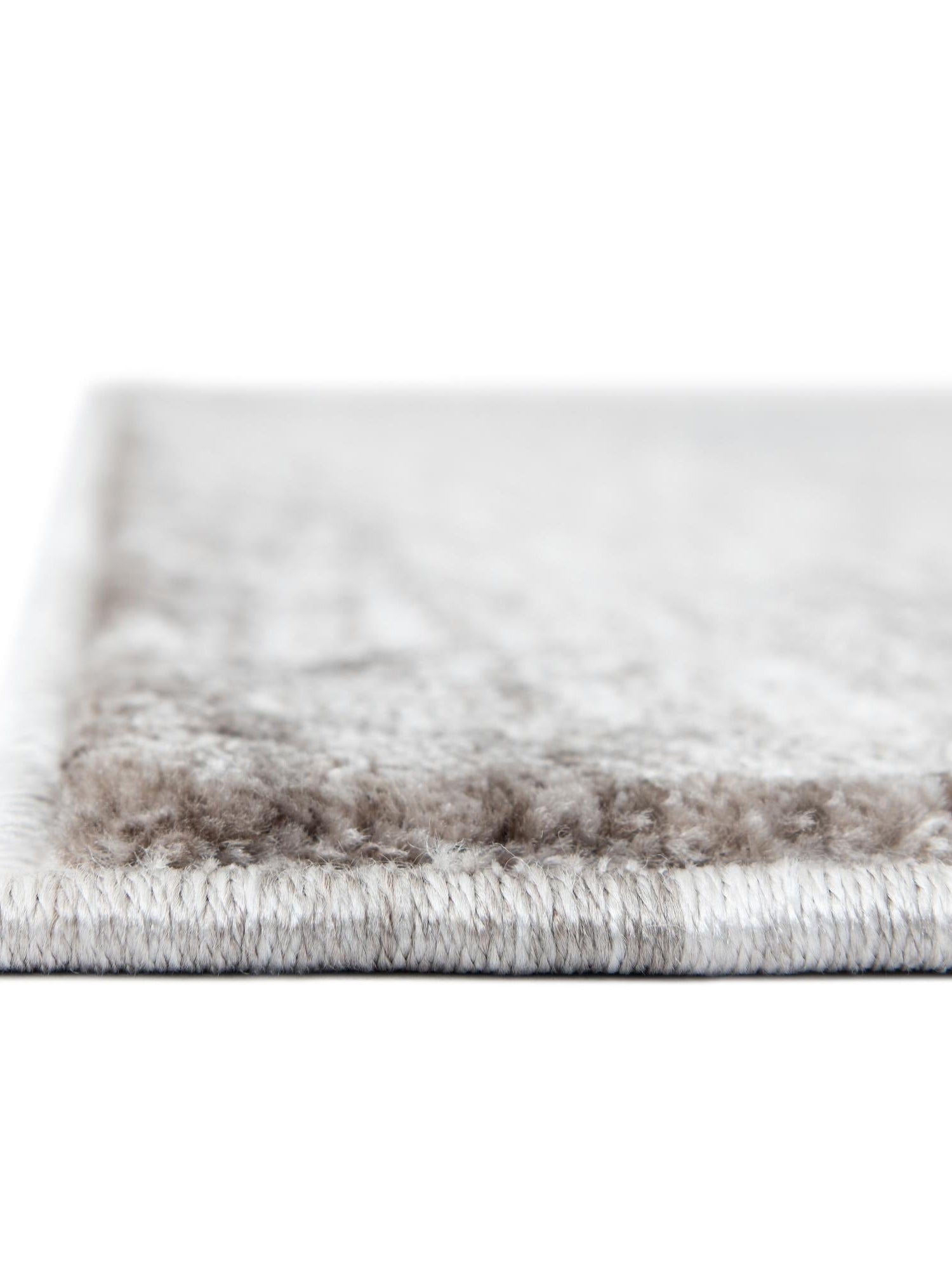 Gray Brown 9' 10 x 13' 1 Gabbeh Rectangle Area Rug 100% Polyester (Space-Dyed Yarn) Stylish Contemporary Carpet for Home Interior Design for Sale at Rug Engine