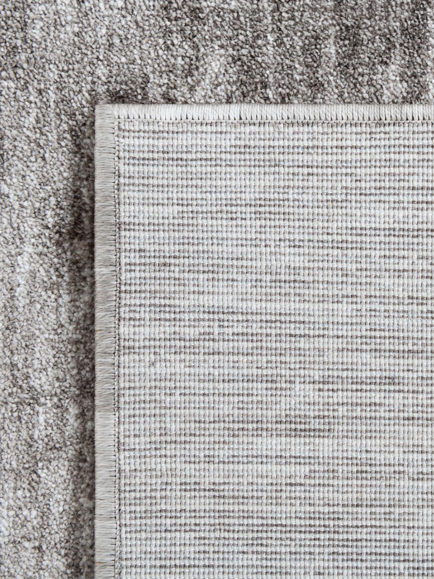 Gray Brown 6' 1 x 9' Gabbeh Rectangle Area Rug 100% Polyester (Space-Dyed Yarn) Stylish Contemporary Carpet for Home Interior Design for Sale at Rug Engine