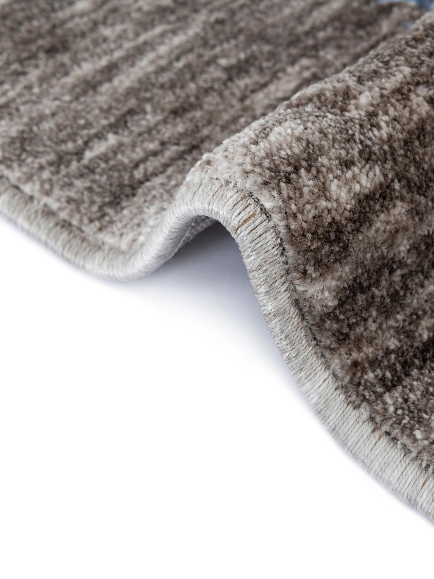 Gray Brown 7' 1 x 10' Gabbeh Rectangle Area Rug 100% Polyester (Space-Dyed Yarn) Stylish Contemporary Carpet for Home Interior Design for Sale at Rug Engine