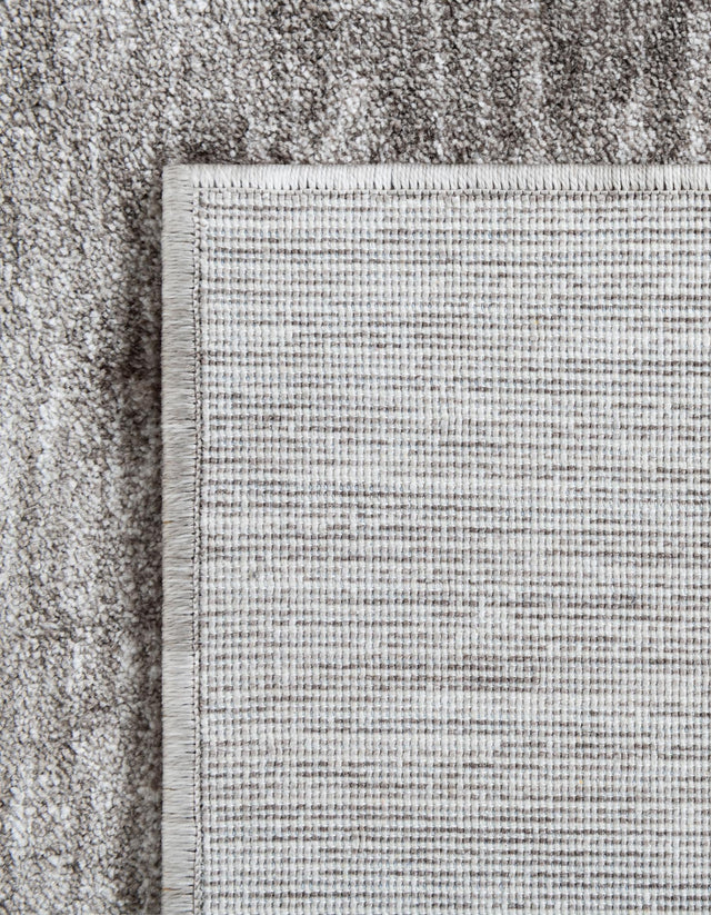 Gray Brown 2' 7 x 12' Gabbeh Runner Area Rug 100% Polyester (Space-Dyed Yarn) Stylish Contemporary Carpet for Home Interior Design for Sale at Rug Engine