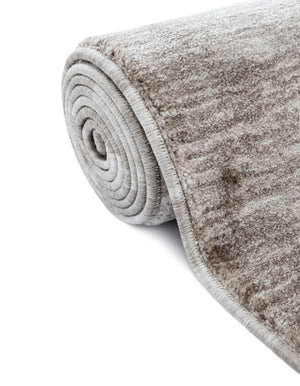 Gray Brown 7' 10 x 7' 10 Gabbeh Square Area Rug 100% Polyester (Space-Dyed Yarn) Stylish Contemporary Carpet for Home Interior Design for Sale at Rug Engine