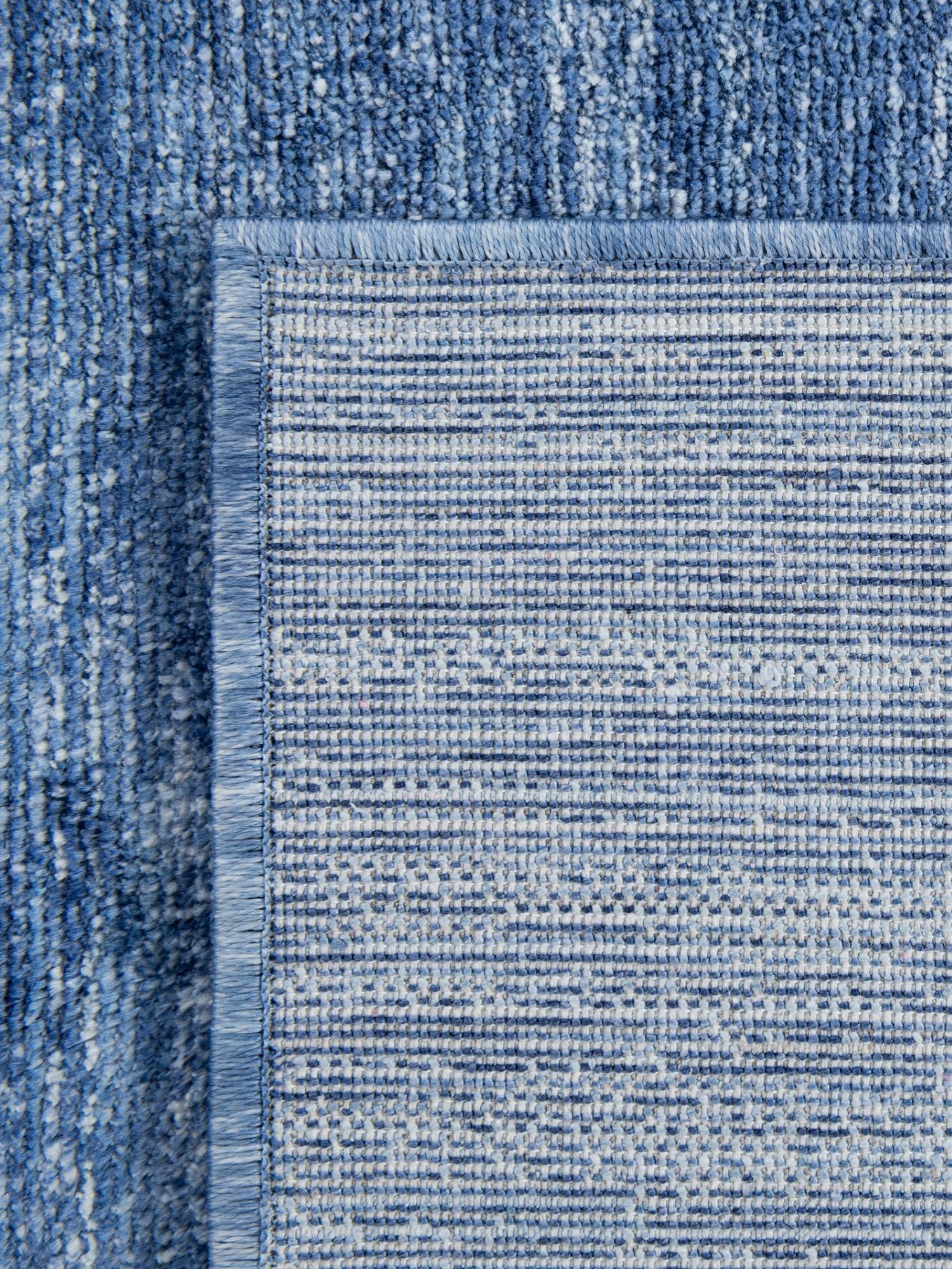 Navy Blue 7' 1 x 10' Gabbeh Rectangle Area Rug 100% Polyester (Space-Dyed Yarn) Stylish Contemporary Carpet for Home Interior Design for Sale at Rug Engine