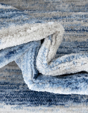 Blue Ivory 2' x 3' 1 Gabbeh Rectangle Area Rug 100% Polyester (Space-Dyed Yarn) Stylish Contemporary Carpet for Home Interior Design for Sale at Rug Engine