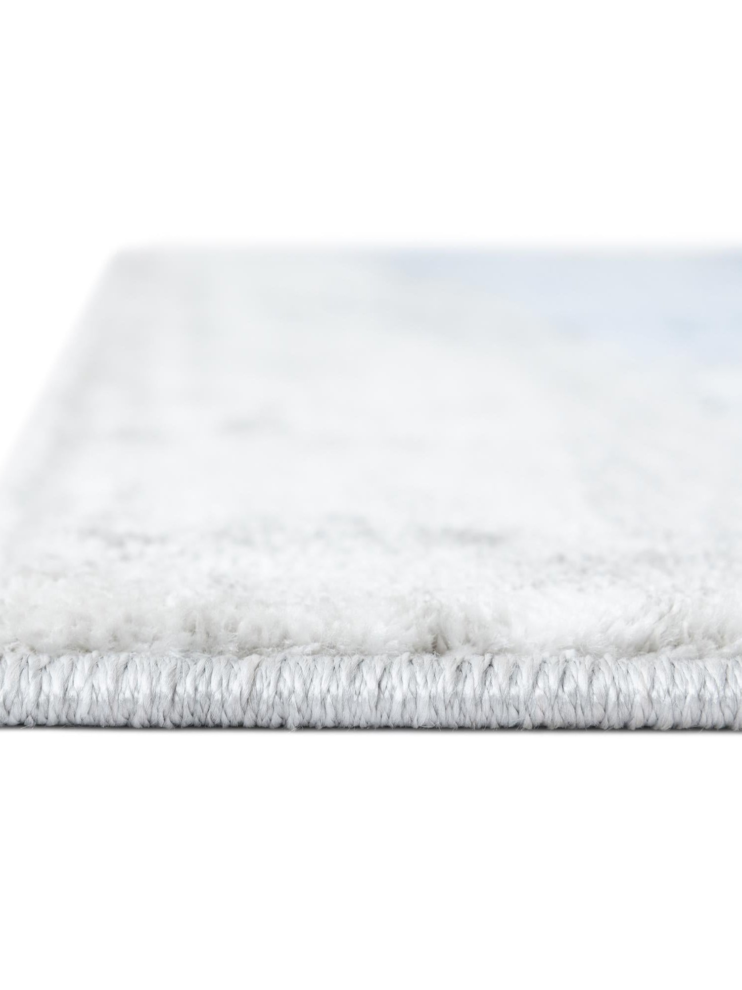 Blue Gray 2' 7 x 12' Gabbeh Runner Area Rug 100% Polyester (Space-Dyed Yarn) Stylish Contemporary Carpet for Home Interior Design for Sale at Rug Engine