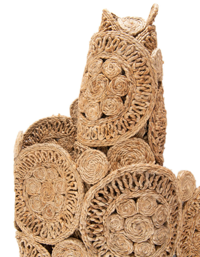 Natural 1' 4 x 6' 1 Braided Jute Table Runner