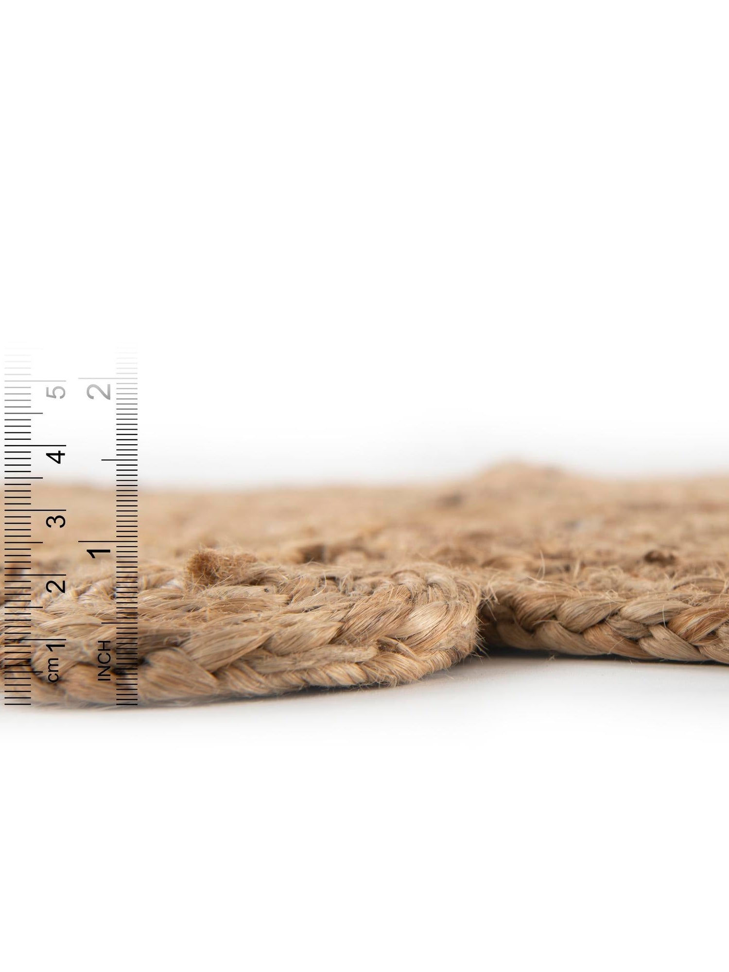 Natural 6' 1 x 9' Braided Jute Rectangle Area Rug 100% Jute Hand Braided Natural Eco-Friendly Boho Style Carpet for Living Rooms Dining Office Space Dorms for Sale at Rug Engine