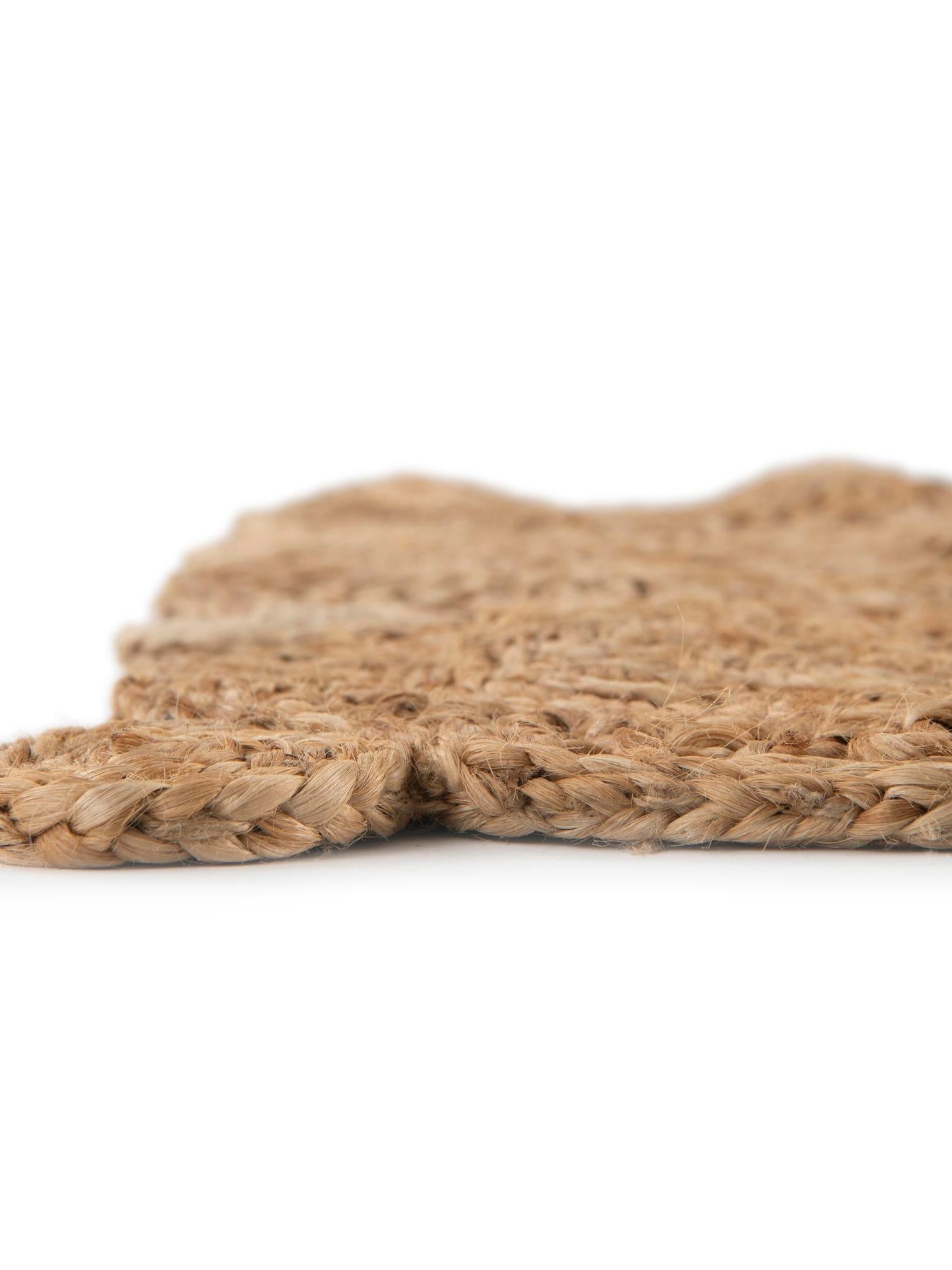 Natural 7' 10 x 10' Braided Jute Rectangle Area Rug 100% Jute Hand Braided Natural Eco-Friendly Boho Style Carpet for Living Rooms Dining Office Space Dorms for Sale at Rug Engine