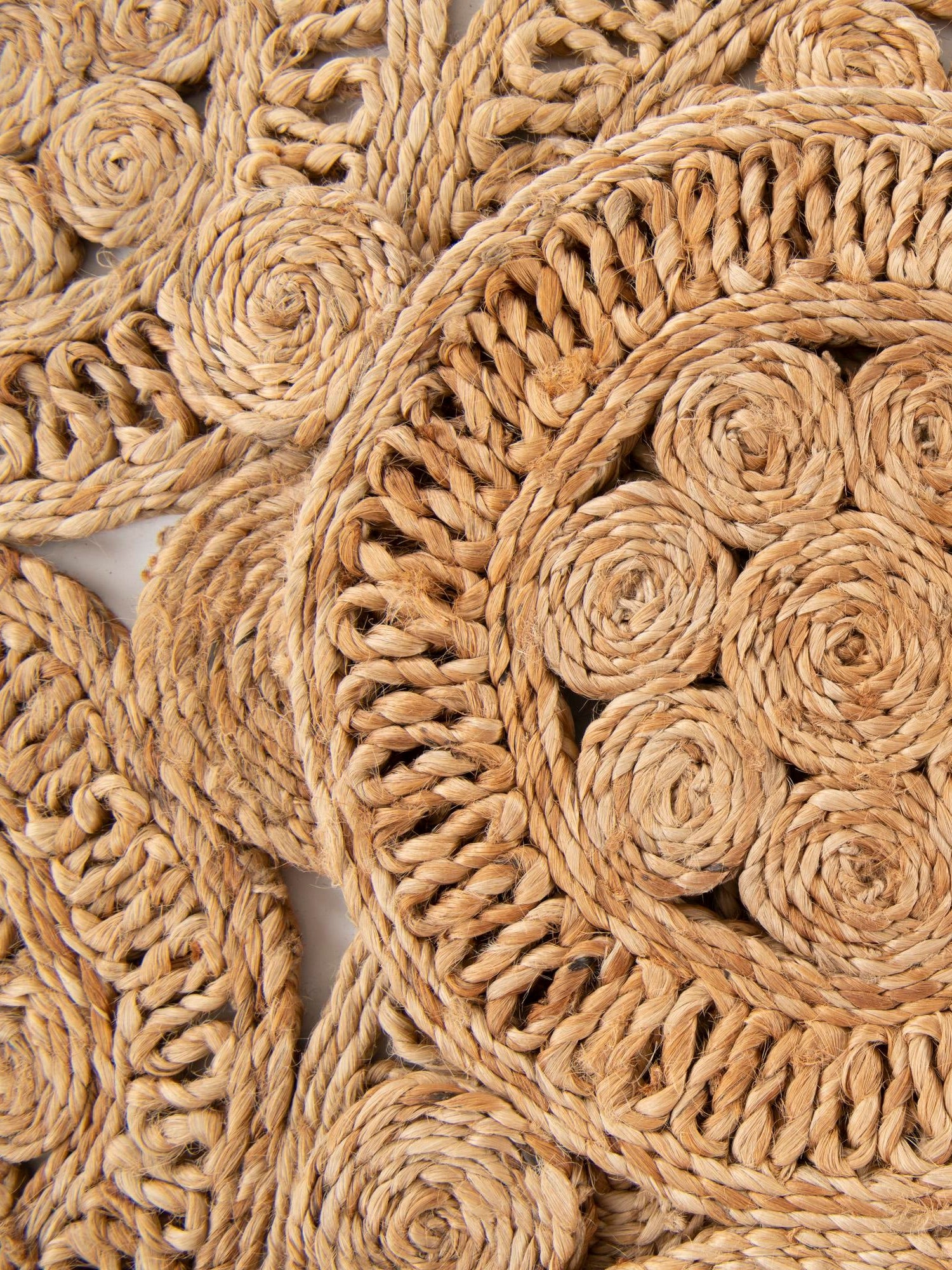 Natural 6' 1 x 9' Braided Jute Rectangle Area Rug 100% Jute Hand Braided Natural Eco-Friendly Boho Style Carpet for Living Rooms Dining Office Space Dorms for Sale at Rug Engine