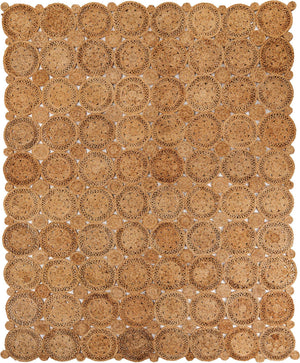 Natural 8' x 10' Braided Jute Rectangle Rug