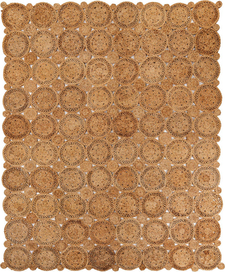Natural 8' x 10' Braided Jute Rectangle Rug