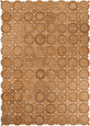 Natural 9' x 12' Braided Jute Rectangle Rug