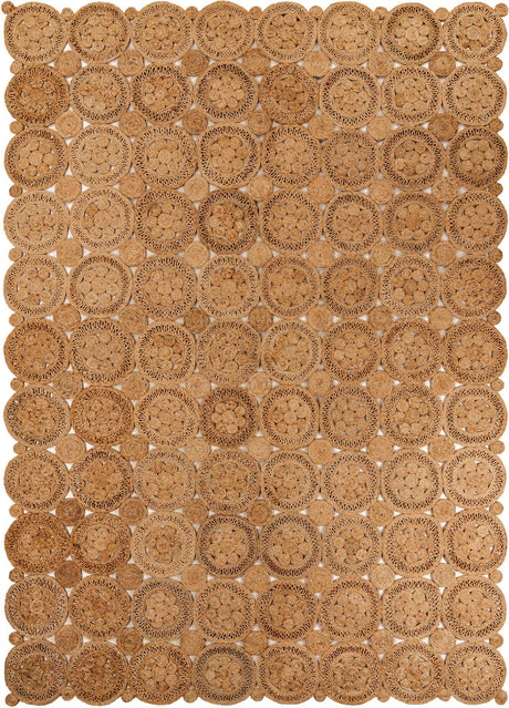 Natural 9' x 12' Braided Jute Rectangle Rug