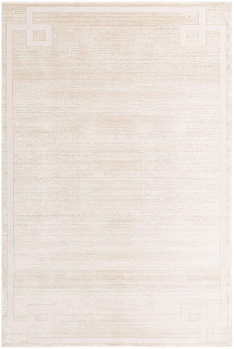 Beige 6' 1 x 9' Jill Zarin Uptown Rectangle Area Rug 70% Polypropylene & 30% Polyester  Contemporary Carpet for Living, Dining, Office, Bedroom for Sale at Rug Engine