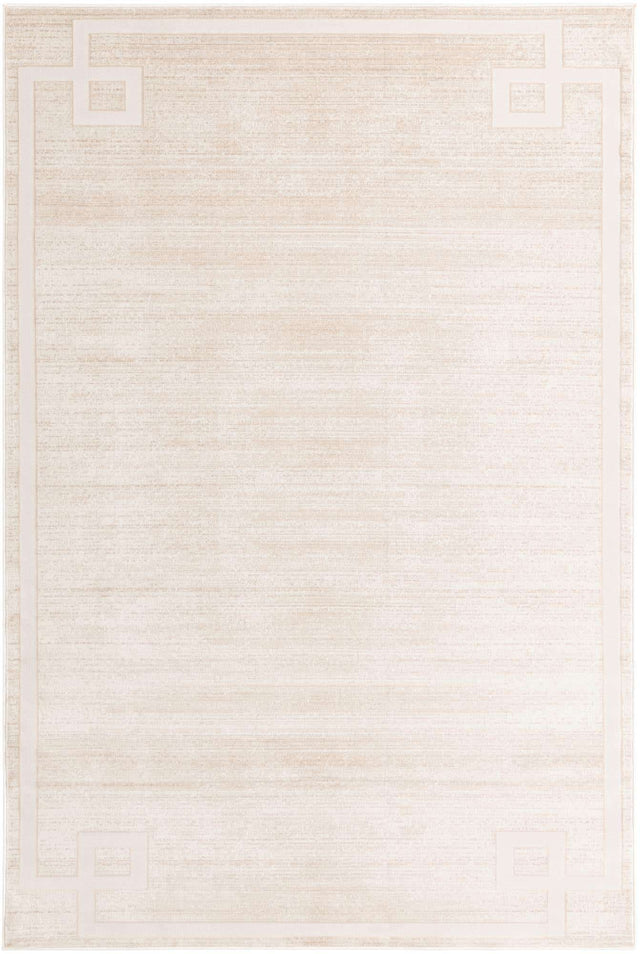 Beige 6' 1 x 9' Jill Zarin Uptown Rectangle Area Rug 70% Polypropylene & 30% Polyester  Contemporary Carpet for Living, Dining, Office, Bedroom for Sale at Rug Engine