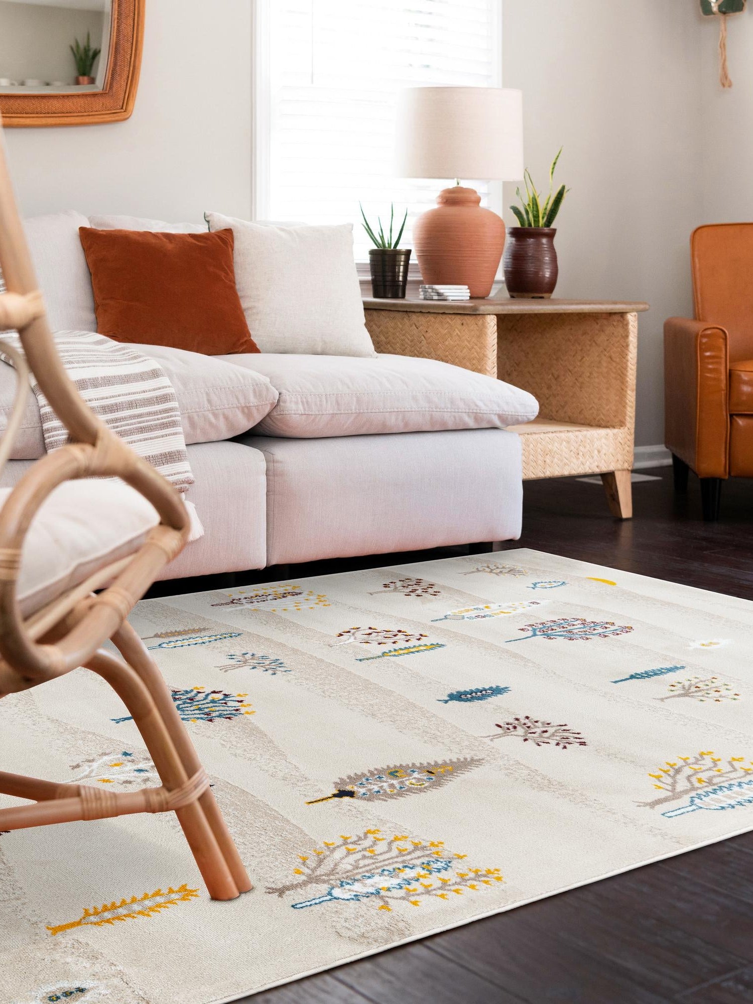 Ivory 2' x 3' 1 Laguna Rectangle Area Rug 100% Polypropylene Modern Contemporary Carpet for Bedrooms, Living Room, Dining, Office for Sale at Rug Engine