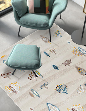 Ivory 10' x 14' 1 Laguna Rectangle Area Rug 100% Polypropylene Modern Contemporary Carpet for Bedrooms, Living Room, Dining, Office for Sale at Rug Engine
