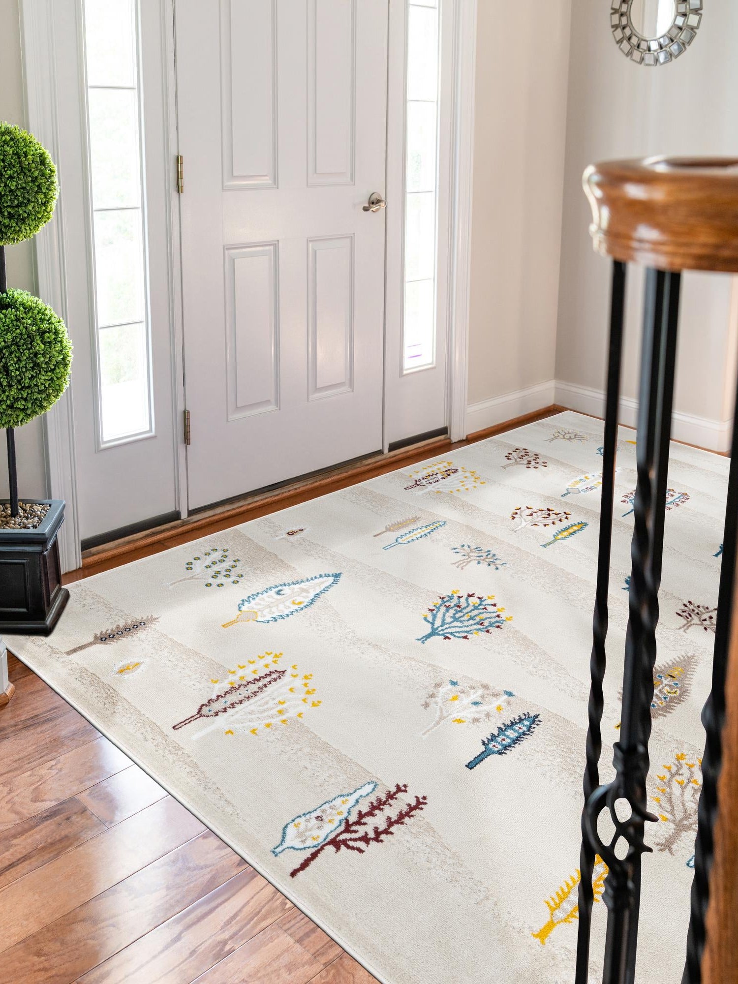 Ivory 2' x 3' 1 Laguna Rectangle Area Rug 100% Polypropylene Modern Contemporary Carpet for Bedrooms, Living Room, Dining, Office for Sale at Rug Engine