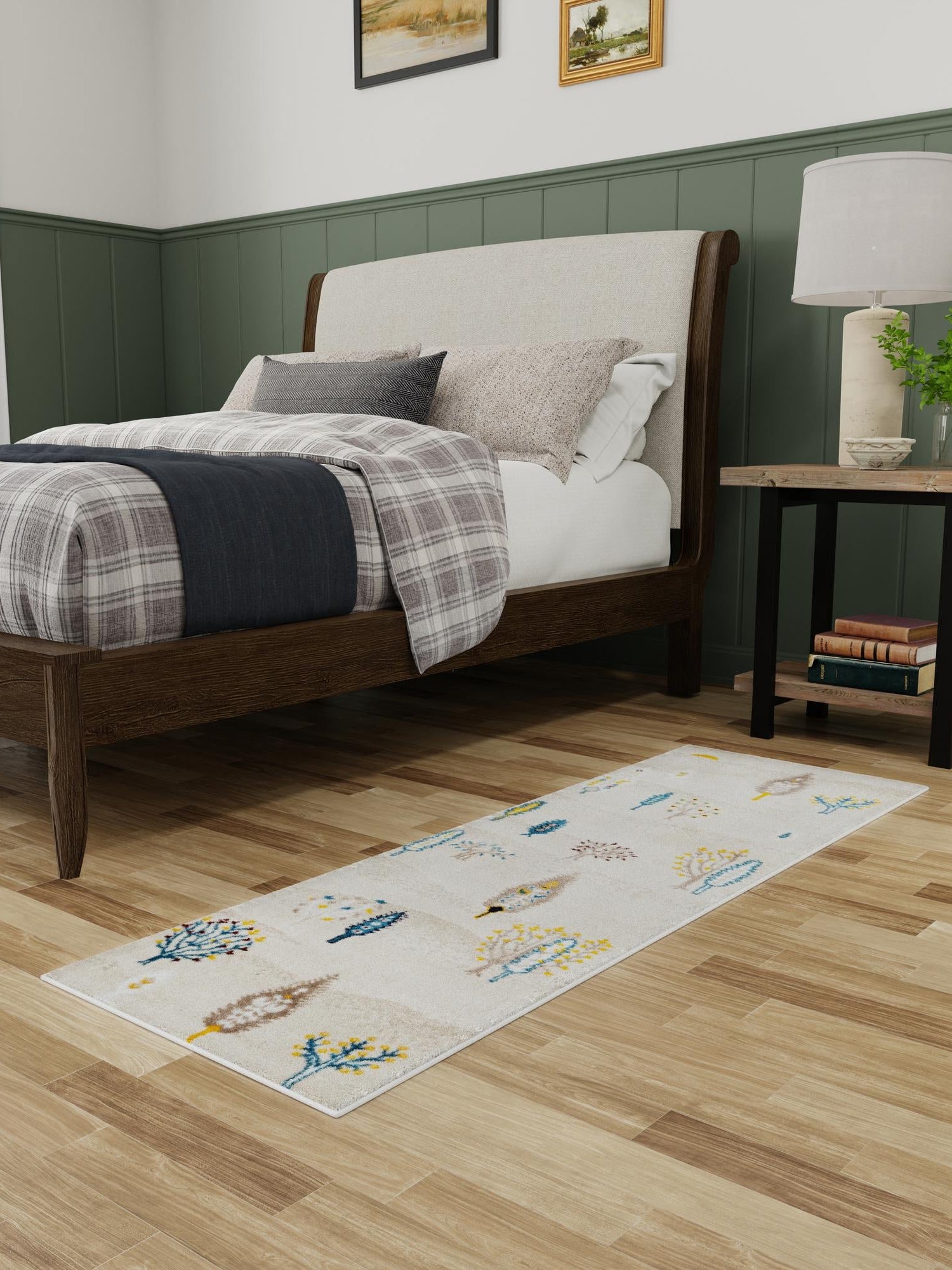 Ivory 2' 7 x 8' Laguna Runner Area Rug 100% Polypropylene Modern Contemporary Carpet for Bedrooms, Living Room, Dining, Office for Sale at Rug Engine