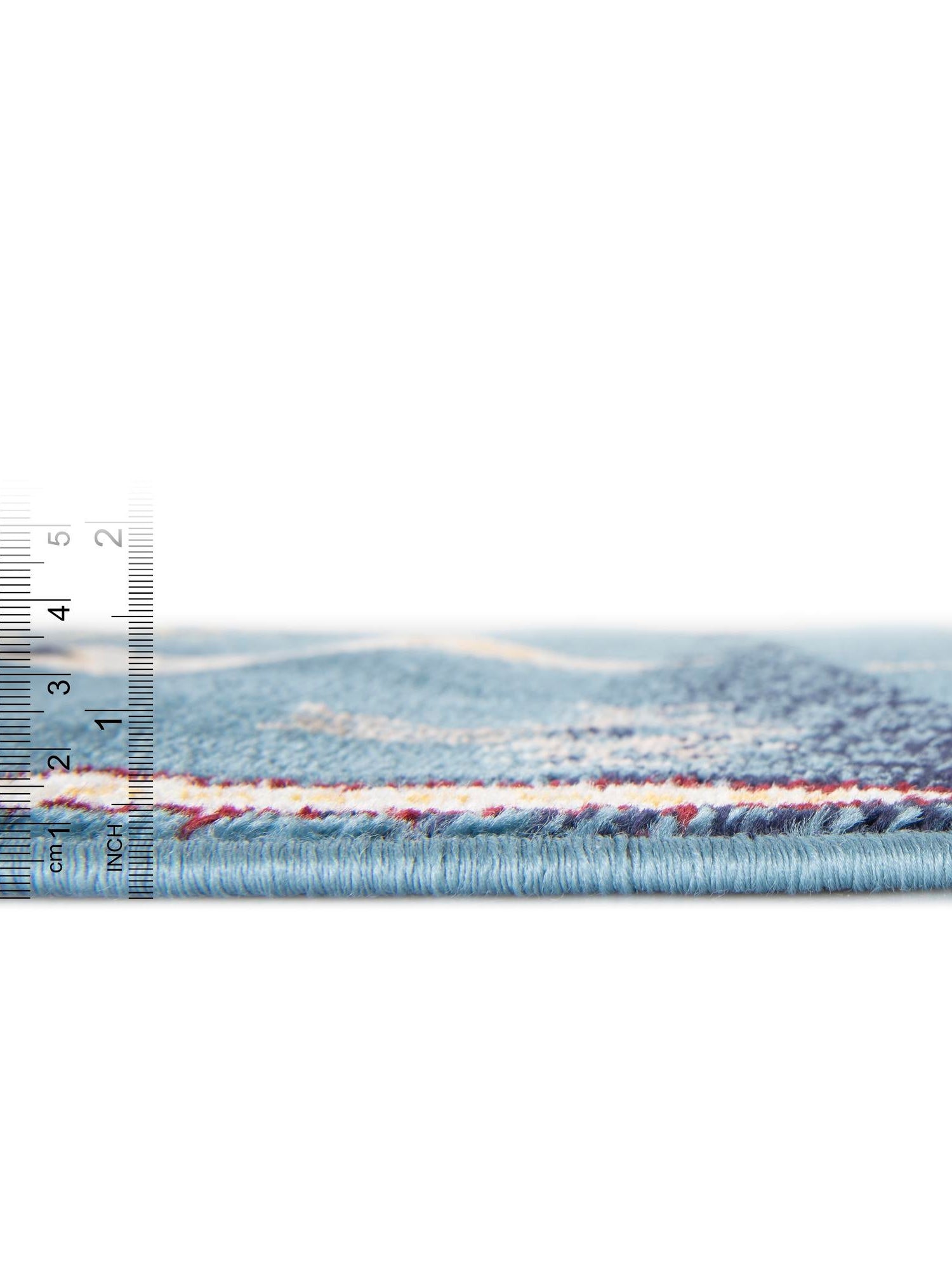 Blue 3' 1 x 5' 3 Laguna Rectangle Area Rug 100% Polypropylene Modern Contemporary Carpet for Bedrooms, Living Room, Dining, Office for Sale at Rug Engine