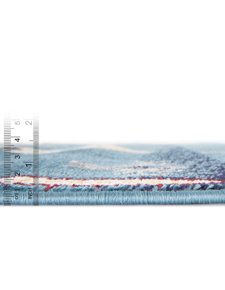Blue 10' x 14' 1 Laguna Rectangle Area Rug 100% Polypropylene Modern Contemporary Carpet for Bedrooms, Living Room, Dining, Office for Sale at Rug Engine
