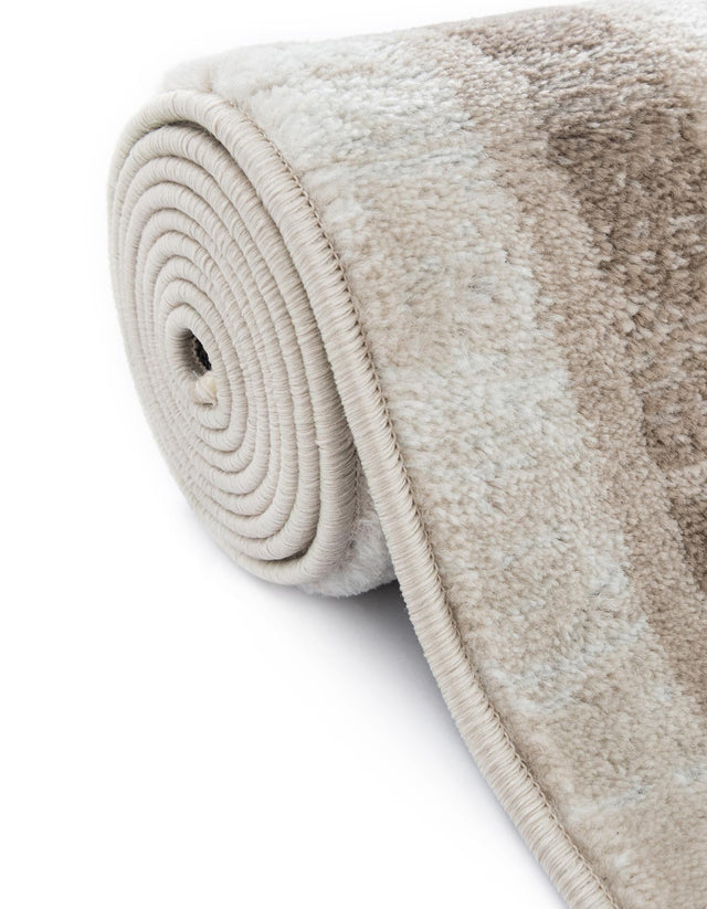 Ivory 4' 1 x 6' 1 Laguna Rectangle Area Rug 100% Polypropylene Modern Contemporary Carpet for Bedrooms, Living Room, Dining, Office for Sale at Rug Engine