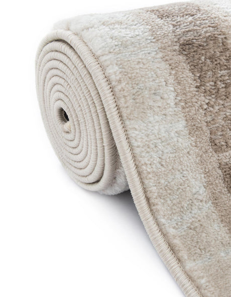 Ivory 10' x 14' 1 Laguna Rectangle Area Rug 100% Polypropylene Modern Contemporary Carpet for Bedrooms, Living Room, Dining, Office for Sale at Rug Engine