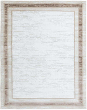 Ivory 7' 10 x 10' Laguna Rectangle Area Rug 100% Polypropylene Modern Contemporary Carpet for Bedrooms, Living Room, Dining, Office for Sale at Rug Engine