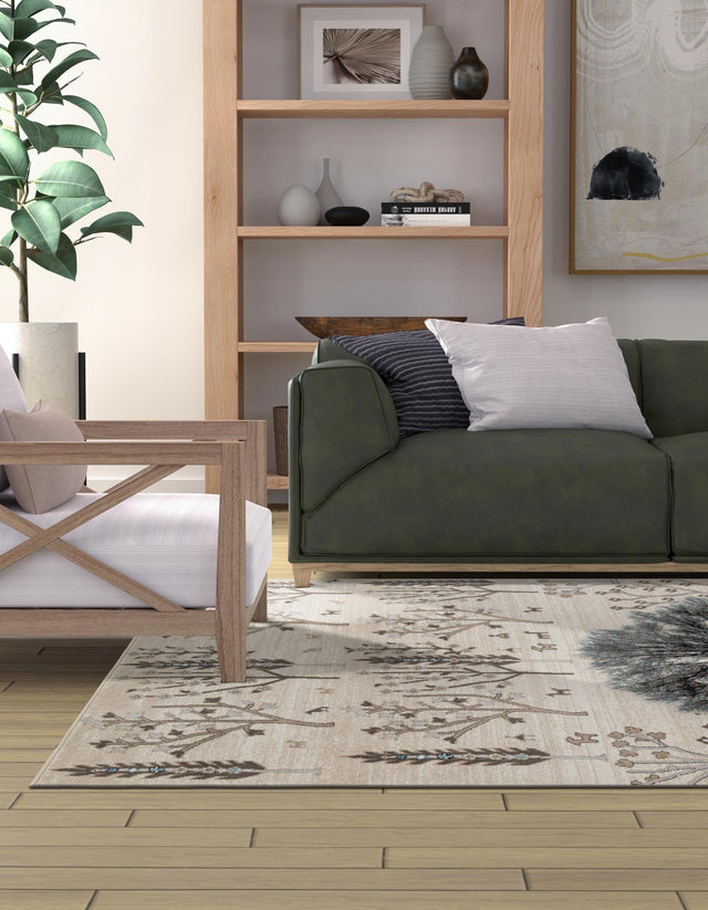 Beige 10' x 14' 1 Laguna Rectangle Area Rug 100% Polypropylene Modern Contemporary Carpet for Bedrooms, Living Room, Dining, Office for Sale at Rug Engine