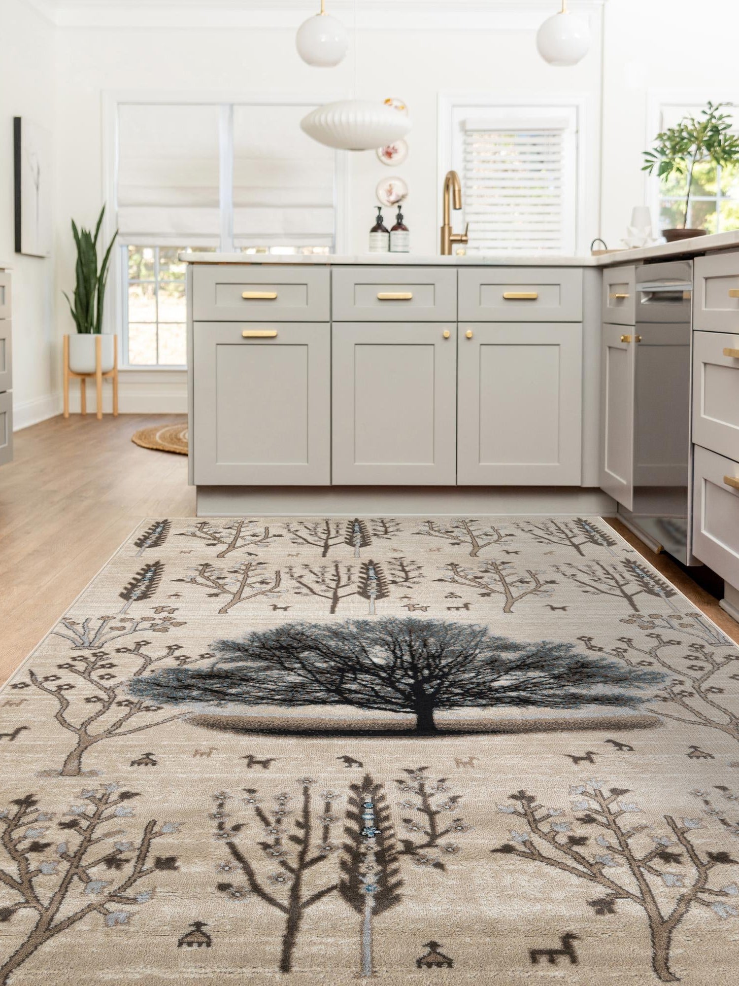 Beige 7' 1 x 10' Laguna Rectangle Area Rug 100% Polypropylene Modern Contemporary Carpet for Bedrooms, Living Room, Dining, Office for Sale at Rug Engine