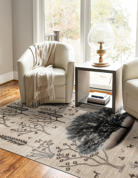 Beige 10' x 14' 1 Laguna Rectangle Area Rug 100% Polypropylene Modern Contemporary Carpet for Bedrooms, Living Room, Dining, Office for Sale at Rug Engine