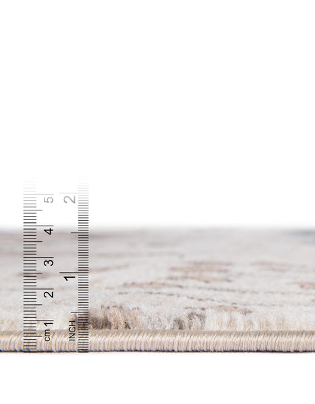Beige 2' 7 x 10' Laguna Runner Area Rug 100% Polypropylene Modern Contemporary Carpet for Bedrooms, Living Room, Dining, Office for Sale at Rug Engine