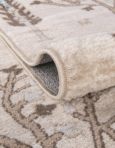 Beige 2' x 6' 1 Laguna Runner Area Rug 100% Polypropylene Modern Contemporary Carpet for Bedrooms, Living Room, Dining, Office for Sale at Rug Engine