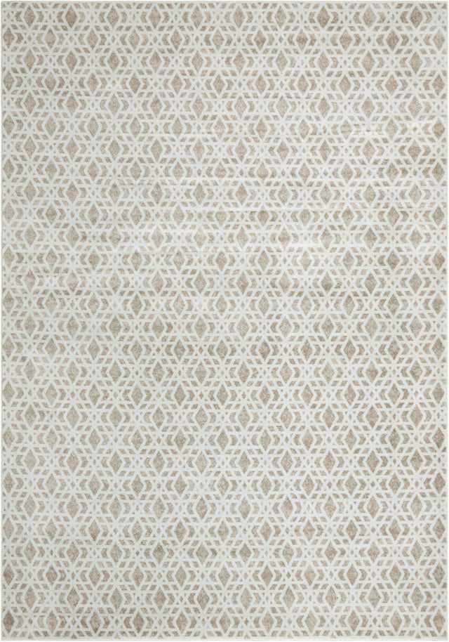Ivory 10' x 14' 1 Laguna Rectangle Area Rug 100% Polypropylene Modern Contemporary Carpet for Bedrooms, Living Room, Dining, Office for Sale at Rug Engine