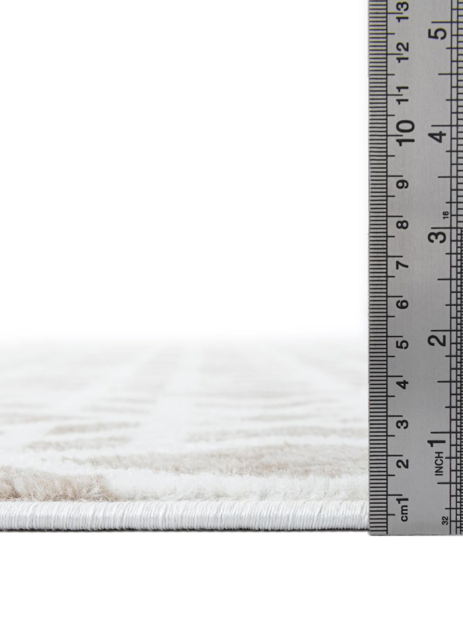 Ivory 3' 1 x 3' 1 Laguna Round Area Rug 100% Polypropylene Modern Contemporary Carpet for Bedrooms, Living Room, Dining, Office for Sale at Rug Engine