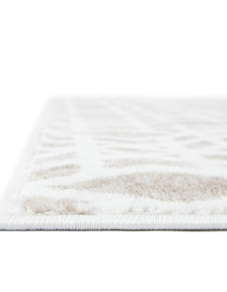 Ivory 7' 10 x 10' Laguna Rectangle Area Rug 100% Polypropylene Modern Contemporary Carpet for Bedrooms, Living Room, Dining, Office for Sale at Rug Engine