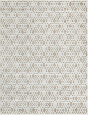 Ivory 7' 10 x 10' Laguna Rectangle Area Rug 100% Polypropylene Modern Contemporary Carpet for Bedrooms, Living Room, Dining, Office for Sale at Rug Engine