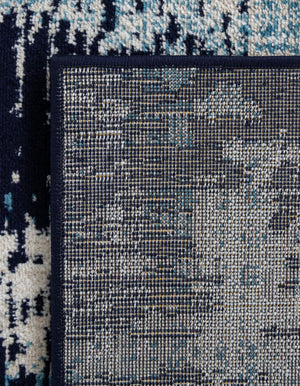Navy Blue 10' x 14' 1 Laguna Rectangle Area Rug 100% Polypropylene Modern Contemporary Carpet for Bedrooms, Living Room, Dining, Office for Sale at Rug Engine