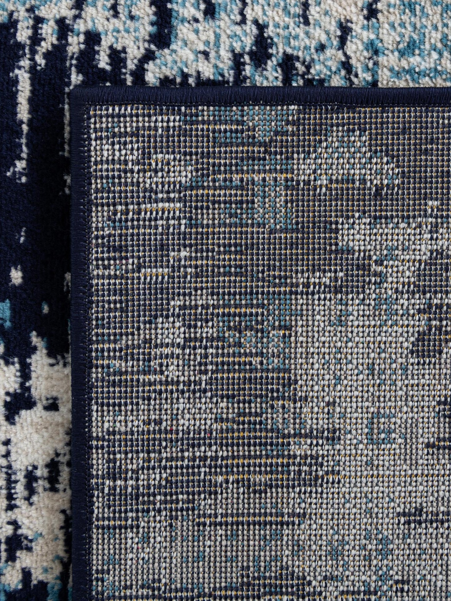 Navy Blue 2' x 3' 1 Laguna Rectangle Area Rug 100% Polypropylene Modern Contemporary Carpet for Bedrooms, Living Room, Dining, Office for Sale at Rug Engine